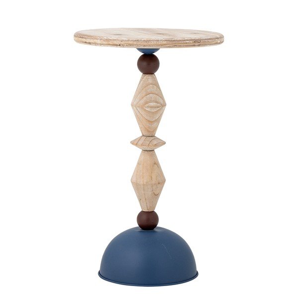 Okrúhly odkladací stolík z jedlového dreva ø 30 cm Mannelli – Bloomingville