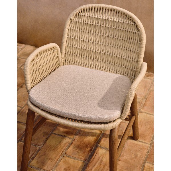Béžová záhradná stolička Alipa – Kave Home-image-3