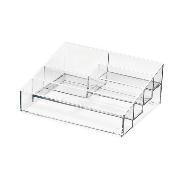 Kúpeľňový organizér na kozmetiku z recyklovaného plastu Nail Station - iDesign-image-2