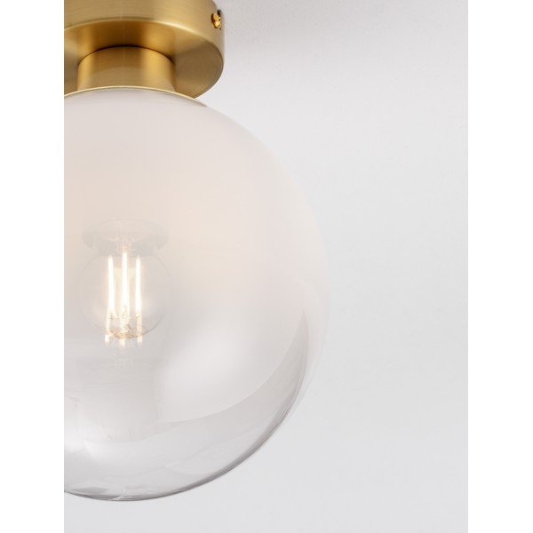Biele/v zlatej farbe sklenené stropné svietidlo Vita – Nova Luce-image-1