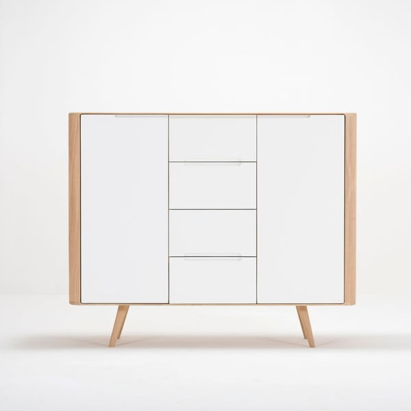Komoda z dubového dreva Gazzda Ena Two, 135 × 42 × 110 cm-image-3