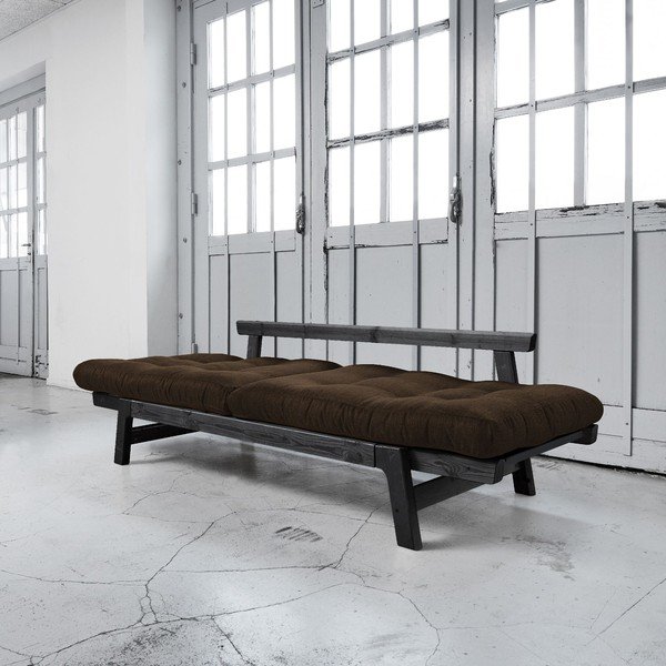 Rozkladacia pohovka Karup Step Black/Choco Brown-image-2
