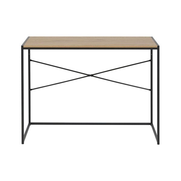 Písací stôl s doskou v dekore divokého duba Actona Seaford-image-2