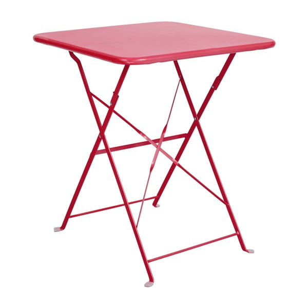 Červený skladací stôl Butlers Daisy Jane