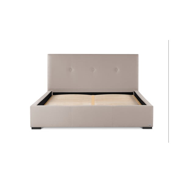 Púdrovoružová dvojlôžková posteľ s úložným priestorom Guy Laroche Home Serenity, 180 × 200 cm