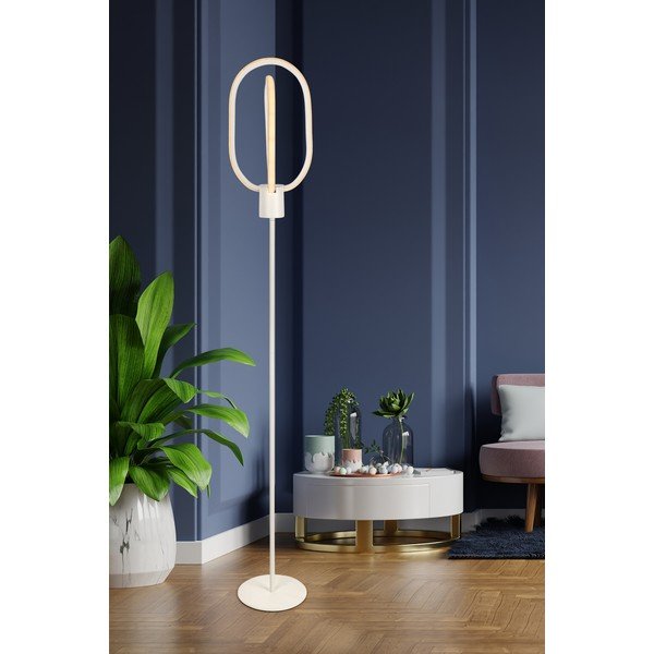 Biela LED stojacia lampa (výška  132 cm) Goktug – Squid Lighting-image-1