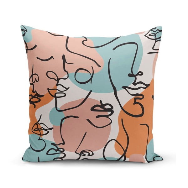 Súprava 4 obliečok na vankúše Minimalist Cushion Covers Cesso, 45 x 45 cm-image-3