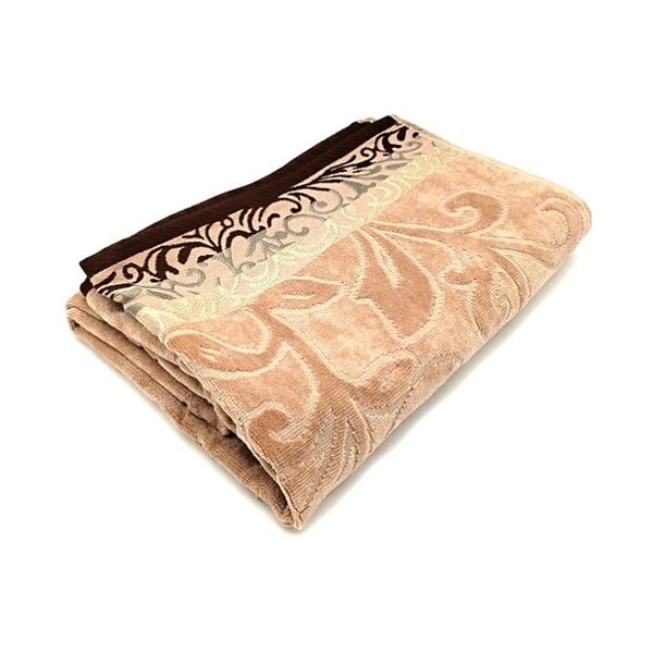 Hnedá bavlnená osuška 70x140 cm Skyline – JAHU collections