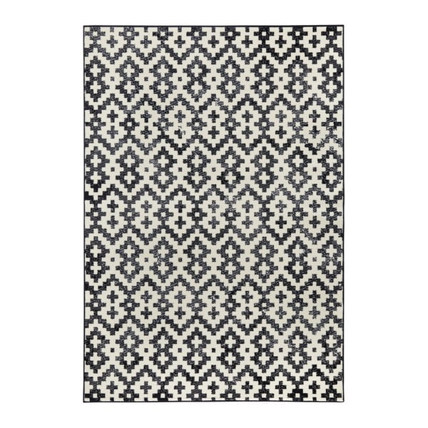 Čierno-biely koberec Zala Living Duo, 160 × 230 cm