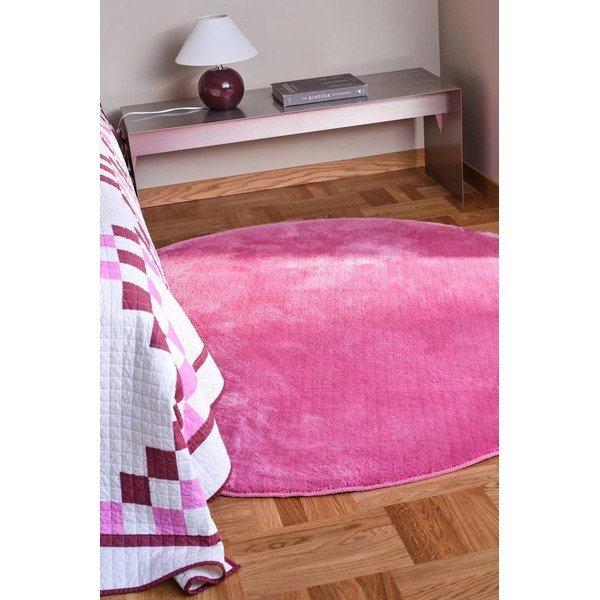 Ružový okrúhly koberec ø 160 cm Coral – Jotex-image-1