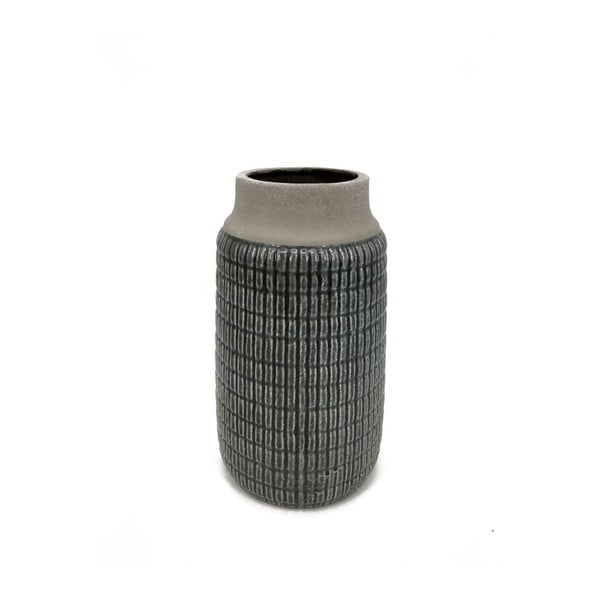 Sivá keramická váza Moycor Tian, ​​výška 33 cm