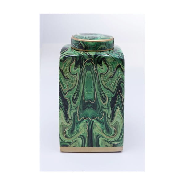 Zelený dekoratívny pohár Kare Design Malachite, 42 cm