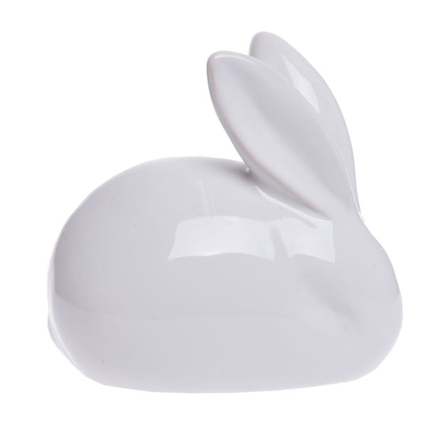 Biela keramická dekoratívna soška Ewax Bunny Bundle