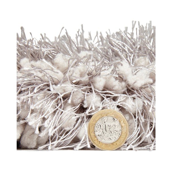 Sivý ručne tuftovaný koberec Think Rugs Montana Puro Silver, 80 × 150 cm-image-2