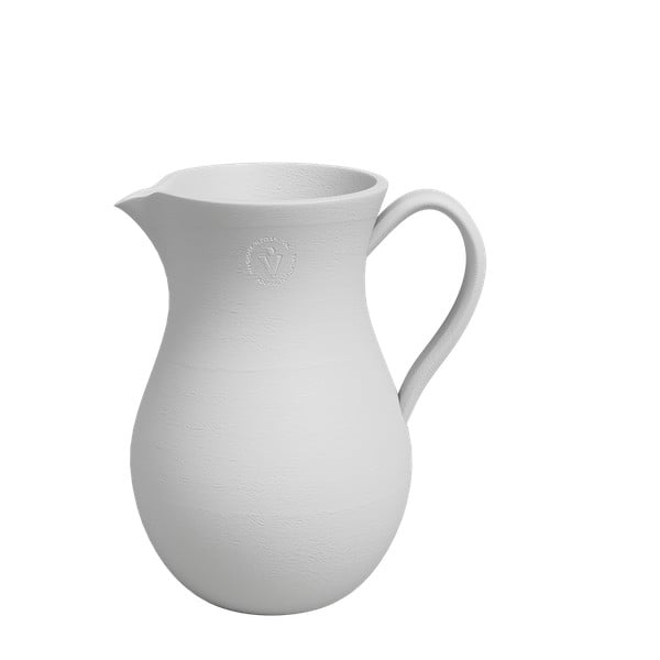 Biela keramická ručne vyrobená váza (výška 30 cm) Harmonia – Artevasi