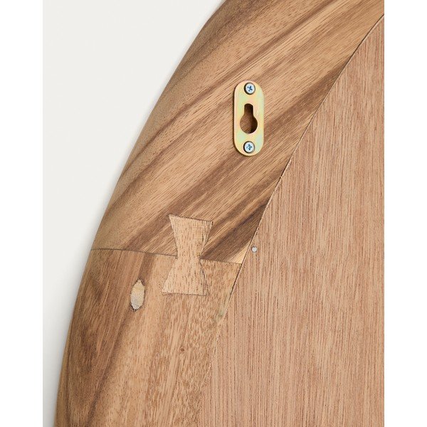 Nástenné zrkadlo s dreveným rámom 60x107 cm Selom – Kave Home-image-4