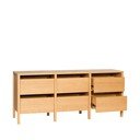 Komoda v dekore duba v prírodnej farbe 150x65x40 cm Forma – Hübsch