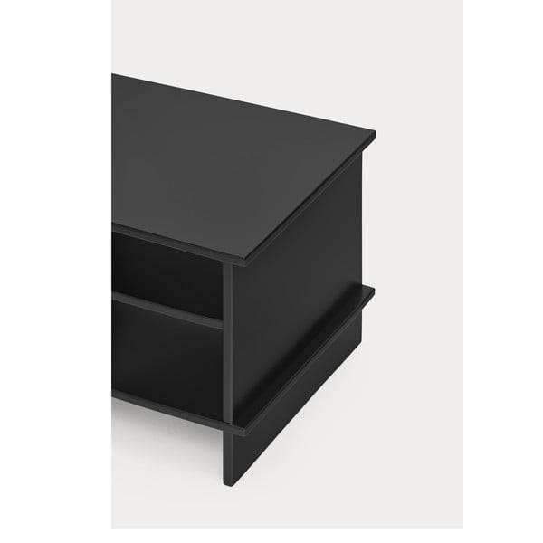 Čierny nočný stolík s poličkami Inari – Teulat-image-4