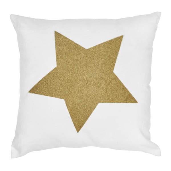 Vankúš Miss Étoile Gold Glitter Star, 50 x 50 cm