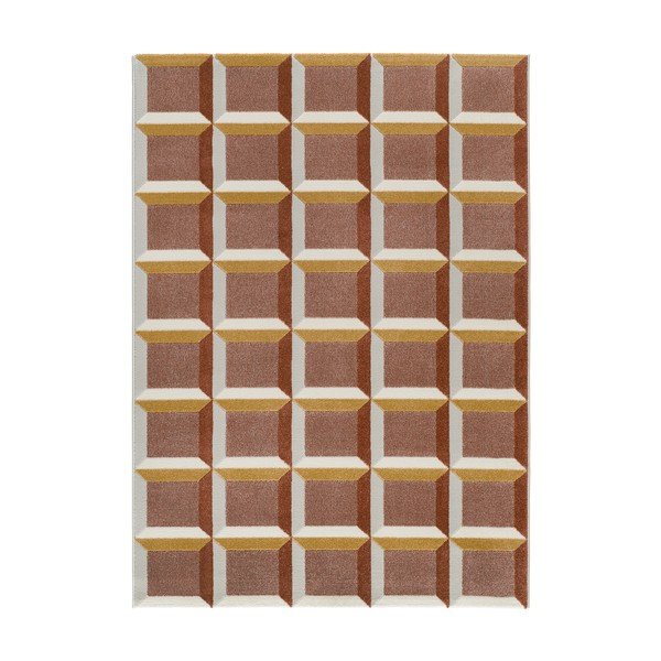 Koberec v terakotovej farbe 200x290 cm Amara – Universal