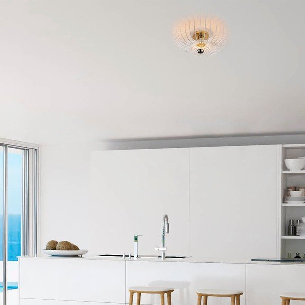 Biele stropné svietidlo ø 36 cm Aspendos – Opviq lights-image-2