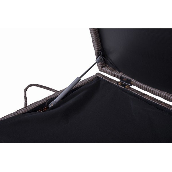 Hnedý záhradný úložný box Patras – Garden Pleasure-image-4