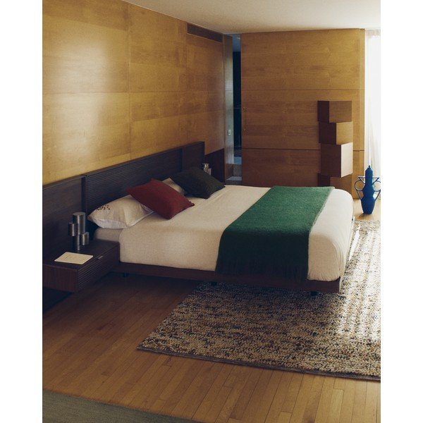 Hnedá dvojlôžková posteľ z brezového dreva s roštom 160x200 cm Norlen – Kave Home-image-1