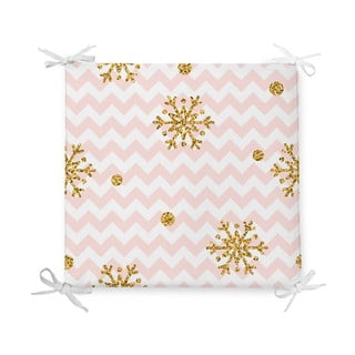 Vianočný sedák s prímesou bavlny Minimalist Cushion Covers Pastel Stripes, 42 x 42 cm