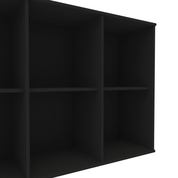 Čierny modulárny policový systém 169x69 cm Mistral Kubus - Hammel Furniture-image-4