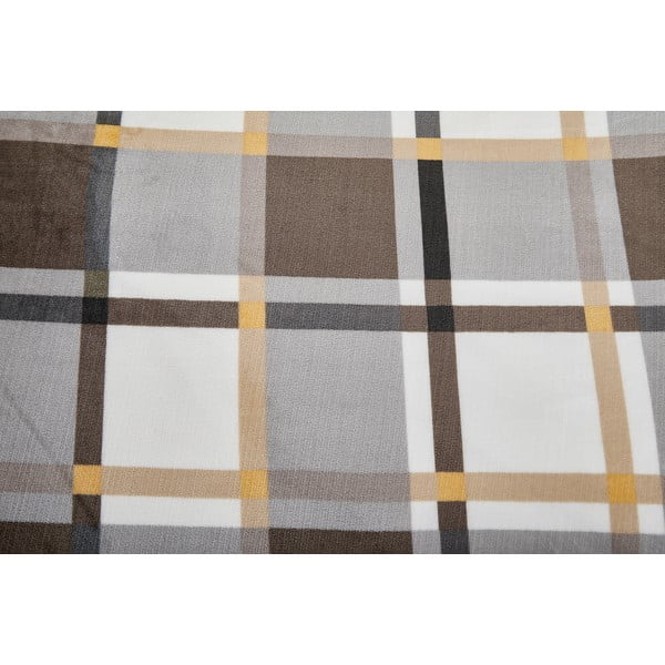 Sivo-hnedé obliečky na jednolôžko z mikroplyšu 140x200 cm – My House-image-4