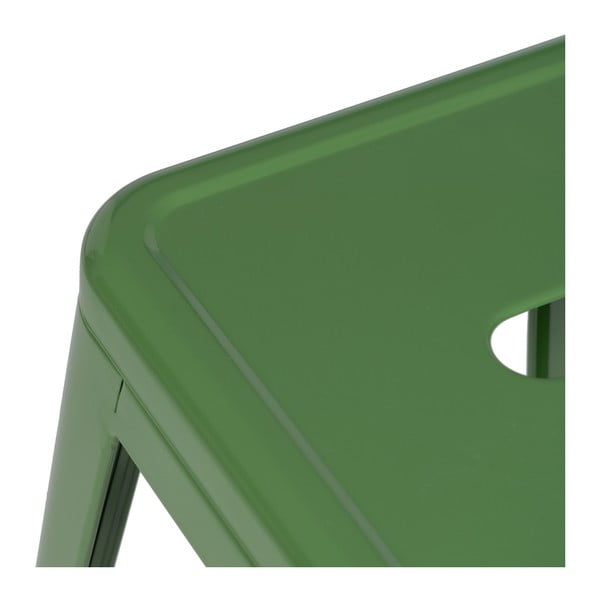Zelené kovové barové stoličky v súprave 2 ks (výška sedadla 61 cm) – Ixia-image-4