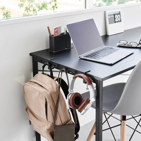 Matne čierny nastaviteľný oceľový háčik Tower – YAMAZAKI-image-2