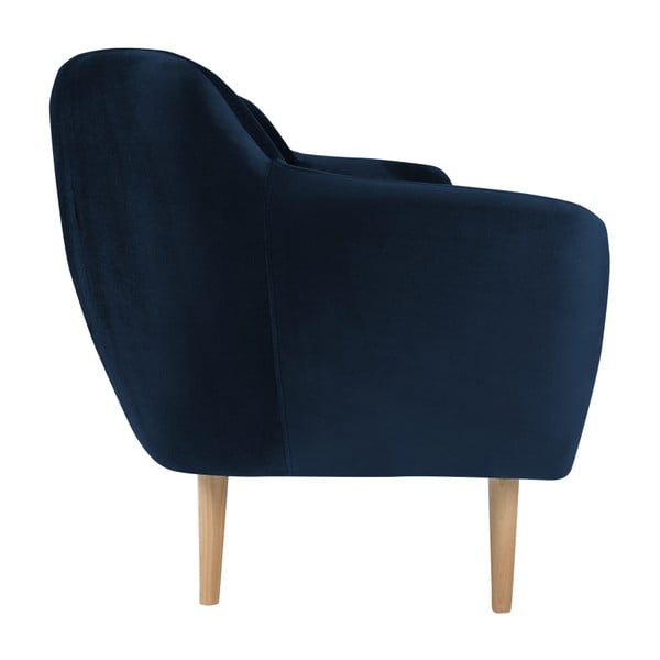 Tmavomodrá trojmiestna pohovka Mazzini Sofas Benito-image-3