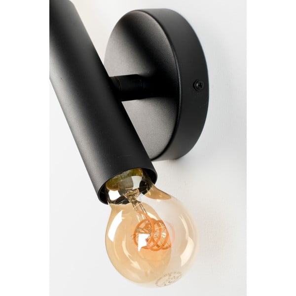 Čierne nástenné svietidlo Hawk - Zuiver-image-4