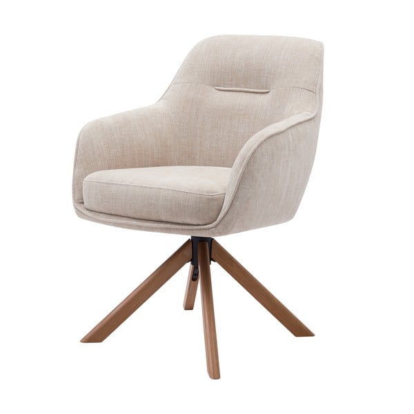 Krémovobiele čalúnené jedálenské kreslá v súprave 2 ks Avola – Unique Furniture-image-4