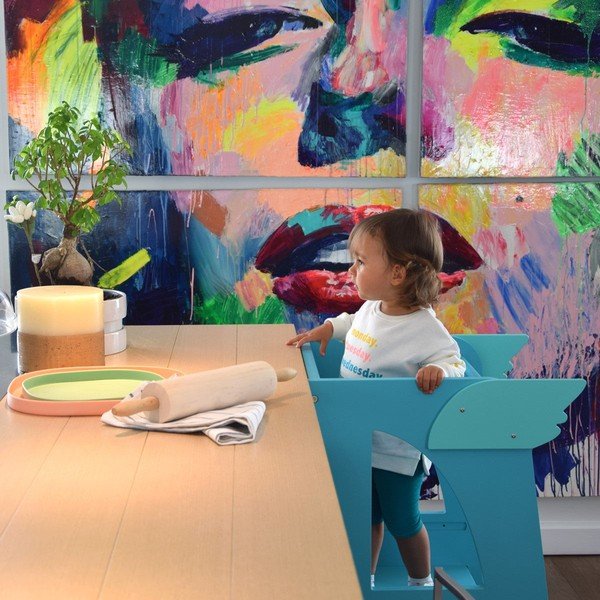 Zelené prídavné krídelká k učiacej veži Montessori - Rocket Baby-image-3