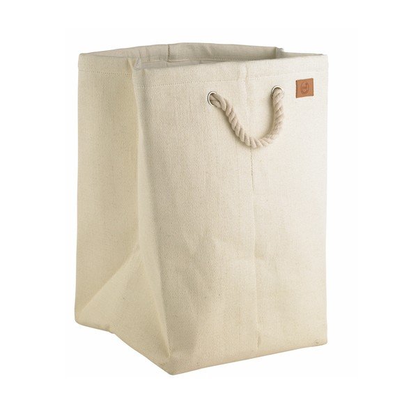 Krémový kôš na bielizeň Zone, 50 l