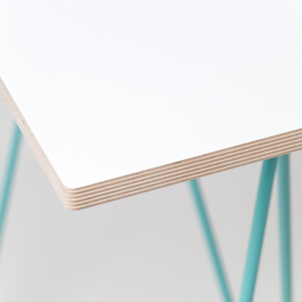 Doska stolu Flat - biela, 180x80 cm