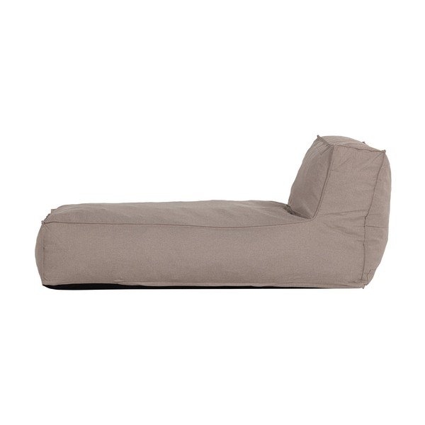 Sivobéžové polstrované záhradné ležadlo Velora – WOOOD-image-3