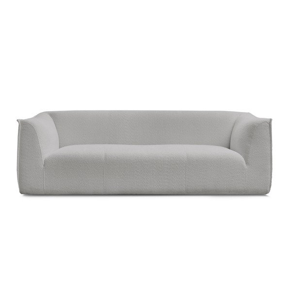 Svetlosivá pohovka z textílie buklé 242 cm Giorgia – Bobochic Paris