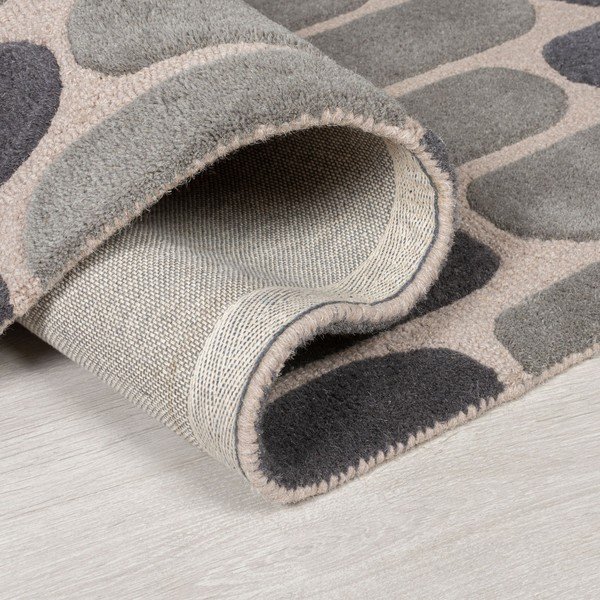 Sivý vlnený koberec Flair Rugs Fossil, 160 x 230 cm-image-1
