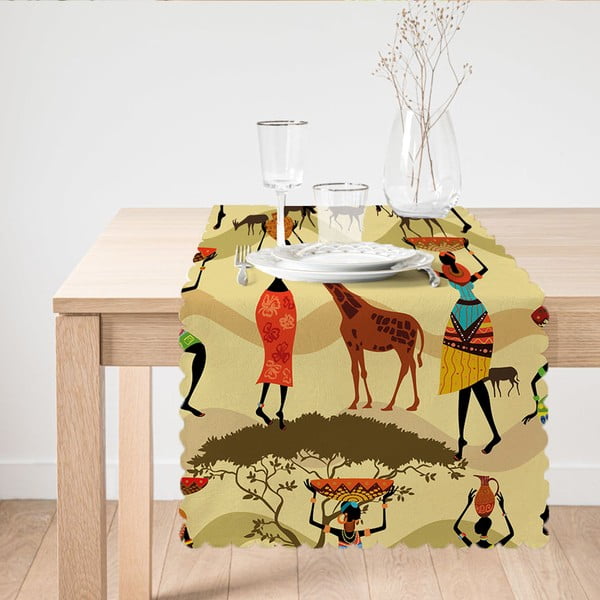Behúň na stôl Minimalist Cushion Covers African Design, 45 x 140 cm