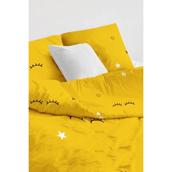 Žlté detské obliečky na jednolôžko 140x200 cm Dide – Mijolnir-image-2