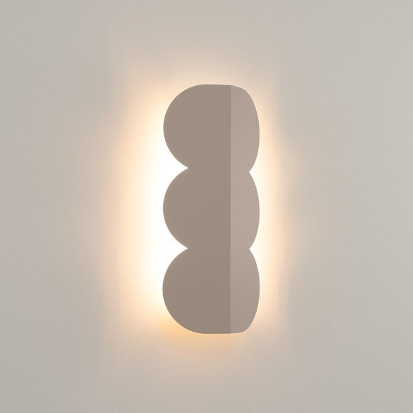 Taupe hliníkové nástenné svietidlo BISCUIT – Thoro-image-1