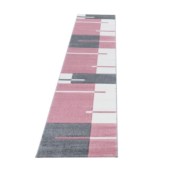 Ružovo-sivý behúň 80x300 cm Hawaii – Ayyildiz Carpets