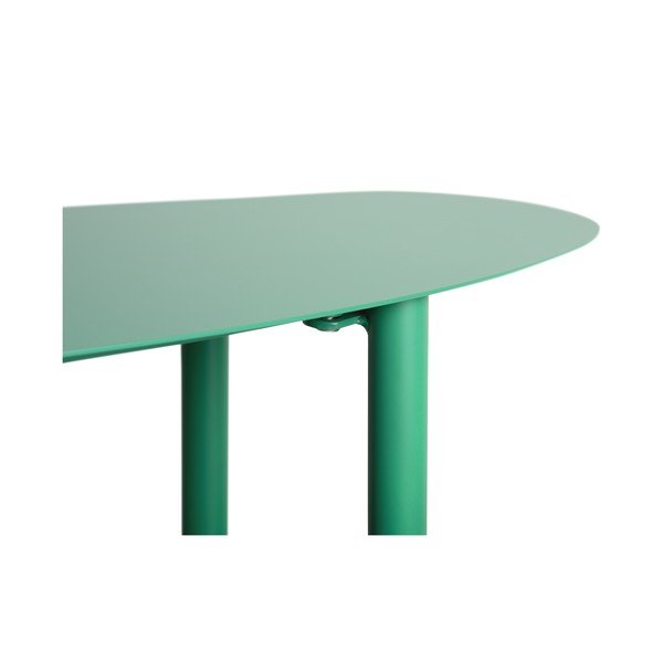 Zelený kovový konzolový stolík 28x90 cm Cool Retro – Leitmotiv-image-3