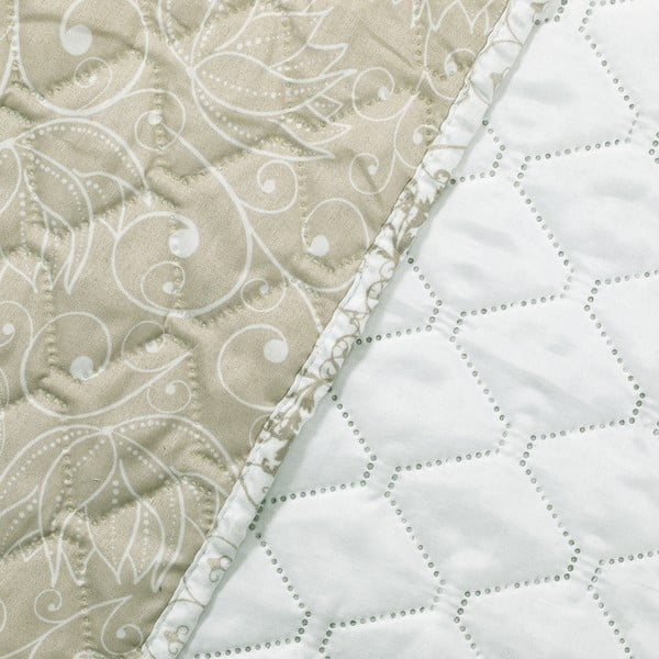 Béžový obojstranný pléd z mikrovlákna DecoKing Alhambra, 240 × 260 cm-image-4