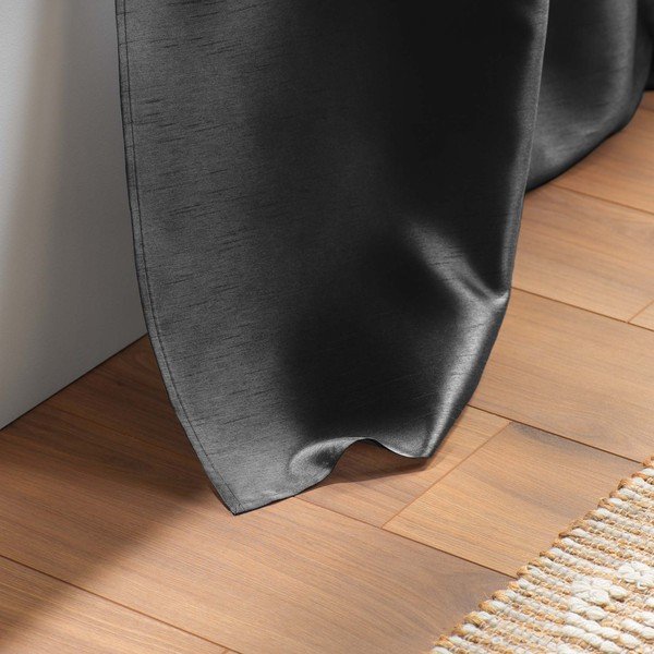 Tmavosivý záves z mikrosaténu 140x240 cm Shana – douceur d'intérieur-image-4