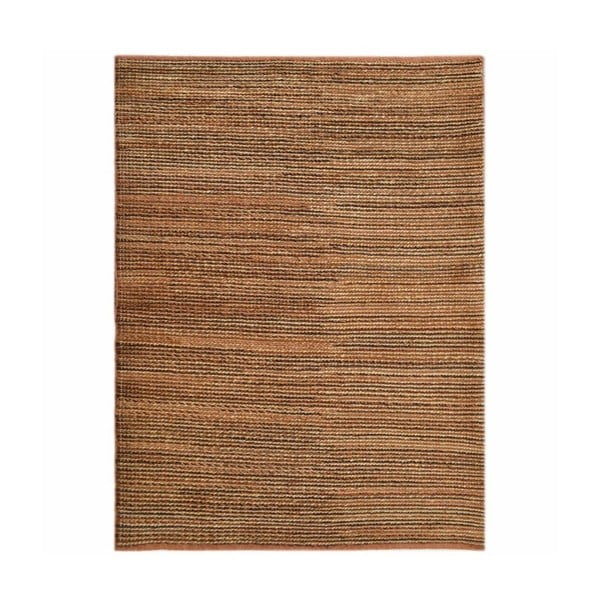 Béžový vlnený koberec s hovädzou kožou The Rug Republic Zaguri, 230 x 160 cm
