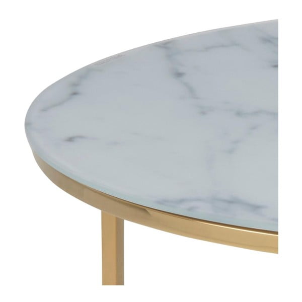 Konferenčný stolík Actona Alisma Golden, ⌀ 80 cm-image-2